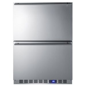 Photo of 24 inch Built-In Two-Drawer Refrigerator - Stainless Steel