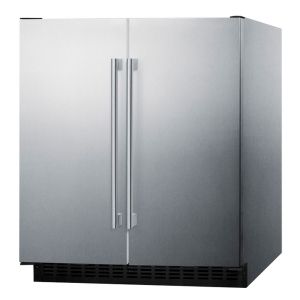 Photo of Stainless Steel Frost-Free Refrigerator And Freezer - Stainless Steel Doors