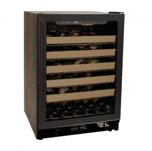 Photo of 50 Bottle Black Built-in Wine Refrigerator