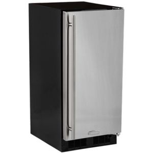 Photo of 15 inch Built-In All Refrigerator - Black Cabinet and Solid Smooth Black Door