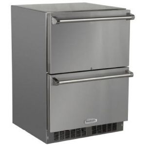 Photo of 24 inch Outdoor Refrigerated Drawers - Stainless Steel w/Lock