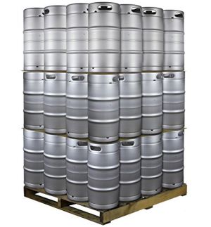 Photo of Pallet of 48 Kegs -  7.75 Gallon Commercial Keg with Drop-In D System Sankey Valve