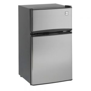 Photo of 3.1 Cu. Ft. Two Door Counterhigh Refrigerator - Stainless Steel
