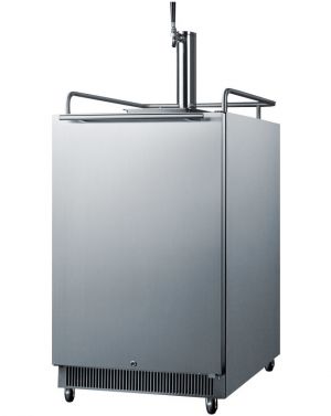 Photo of Built-In Outdoor Undercounter Kegerator - Stainless Steel