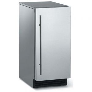 Photo of Ice Maker 30 lbs. Gravity Drain - Stainless Steel Cabinet and Unfinished Door