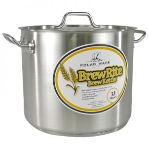 Photo of 32 Qt. BrewRite Stainless Steel Brew Kettle