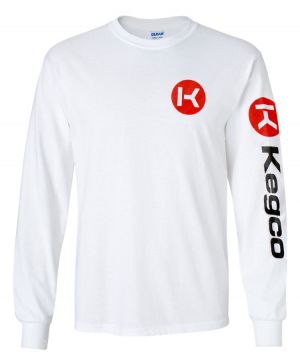 Photo of Kegco Long Sleeve T-Shirt - White