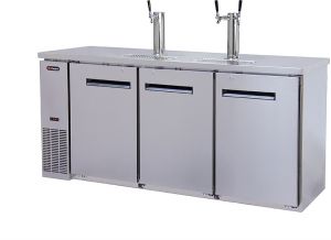 Photo of Inventory Reduction - 72 inch Three Keg Commercial Grade Kegerator with Complete Direct Draw Kit