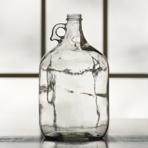 Photo of 1 Gallon Clear Glass Jug