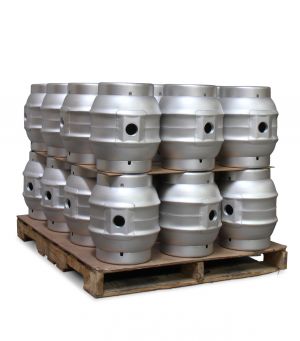 Photo of Pallet of 24 5.4 Gallon Pin Beer Keg Casks