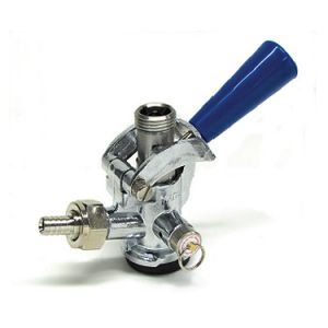 Photo of D System Keg Coupler Blue Handle with Stainless Steel Probe