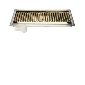 Photo of Flush Mount Stainless Steel/PVD Brass with Drain