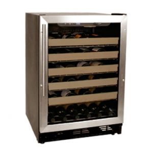 Photo of 50 Bottle Stainless Steel Built-in Wine Refrigerator