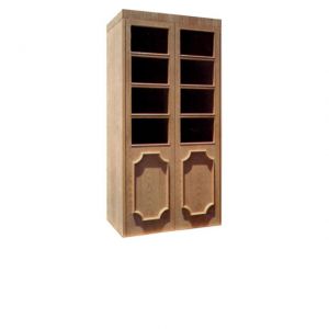 Photo of Vinotemp Empire 700 Wine Cellar - Two Beveled Glass Doors - 440 Bottle Count