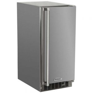Photo of 15 inch Outdoor Clear Ice Machine - Stainless Steel Cabinet and Solid Stainless Steel Door