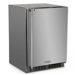 Photo of 24 inch Outdoor Refrigerator - Stainless Steel Cabinet and Solid Stainless Steel Reversible Door w/ Lock
