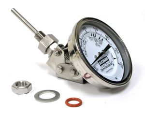 Photo of BrewMometer Weldless Model Adjustable Angle Thermometer