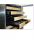 Gliding Wood and Metal Shelves