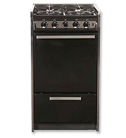Photo of Summit TNM114R 20-inch Black Slide-in Gas Range