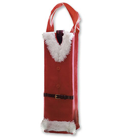 Photo of Santa Suit Wine Bottle Gift Bag