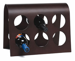 View Larger Image of Dionysus Arc 6-Bottle Wine Rack