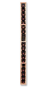 Photo of Designer Series Inidividual 1-Column Individual Bottle Wine Rack with Display Row
