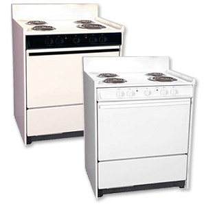 Photo of Summit WEM210 30-inch Electric Range with Lower Storage Area