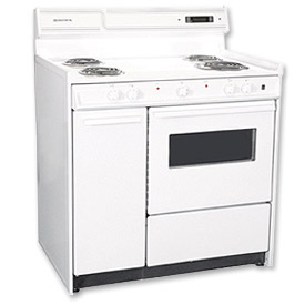 Photo of Summit WEM430KW 36-inch Electric Range with Oven Window