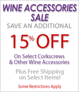 Wine Accessories 15%