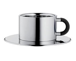 Photo of WMF Kult Stainless Capuccino Coffee Cup with Saucer