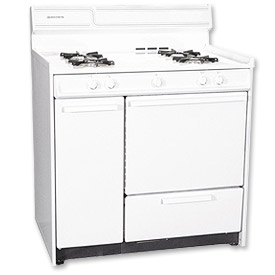 Photo of Summit WNM4307 36-inch Gas Range with Lower Broiler and Spark Ignition