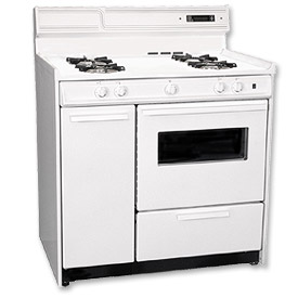 Photo of Summit WNM4307KW 36-inch Gas Range with Oven Window