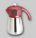 Bialetti Amerikana 6-Cup Stove-Top Percolator - Red