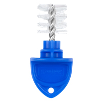 Blue Faucet Plug and Brush