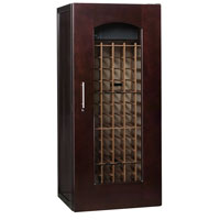 Le Cache Contemporary Series Model 1400 172-Bottle Wine Cellar in Chocolate Cherry Finish