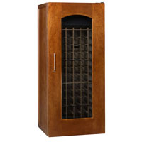 Le Cache Contemporary Series Model 1400 172-Bottle Wine Cellar in Provincial Cherry Finish