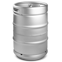 15.5 Gallon (1/2 Barrel) Commercial Kegs - Drop-In D System Sankey Valve