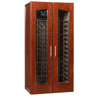Le Cache Contemporary Series Model 2400 Wine Cellar - 286-Bottle Capacity, Classic Cherry Finish