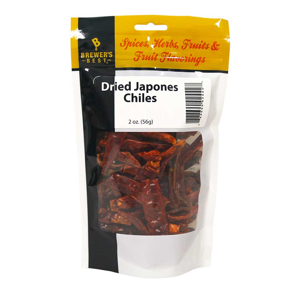 Dried Japones Chiles - 2 oz