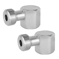 Set of 2 Beer Elbow Fittings - Low Profile Out