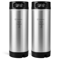 5 Gallon Ball Lock Keg - RubberHandle - Set of 2