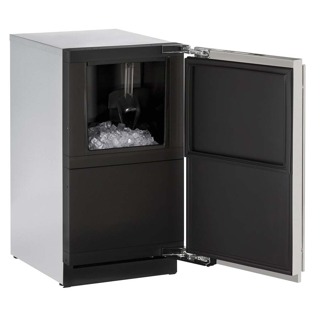 ULine 3018CLRS00C 18" Clear Ice Maker Stainless Steel Reversible