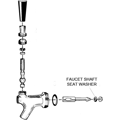 Faucet Shaft Seat Washer
