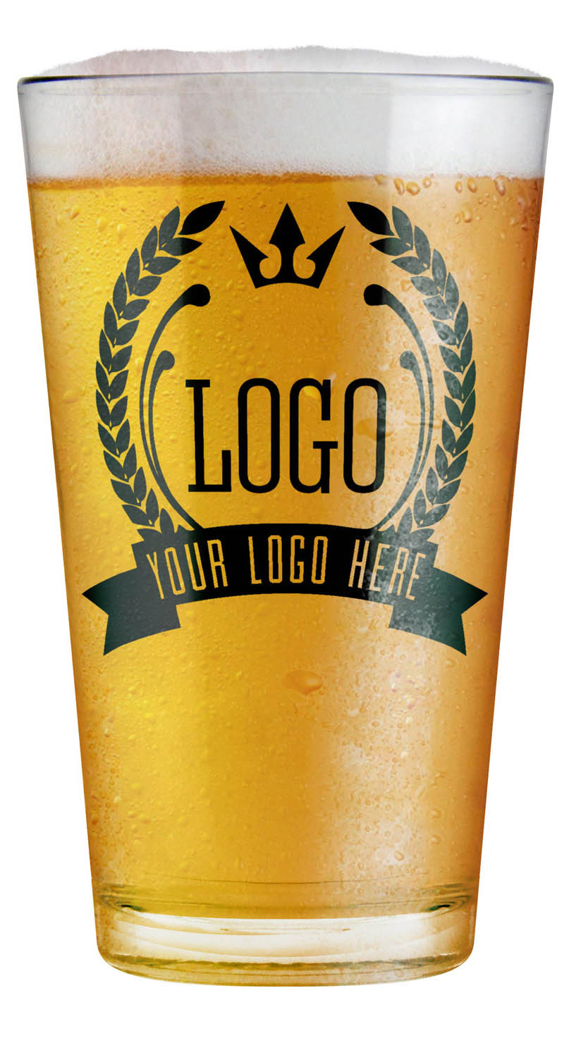 Kegco Black 64 oz Stainless Steel Growler 16 oz Pint  Glass 