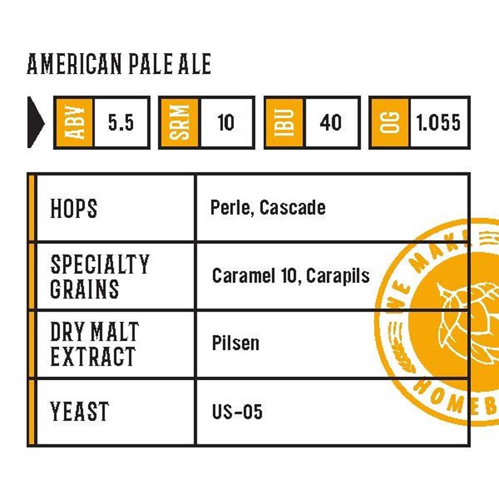 Craft A Brew American Pale Ale 5 Gallon Recipe Kit