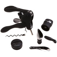 Metrokane 6010 Rabbit Corksrcew Wine Opener in Black