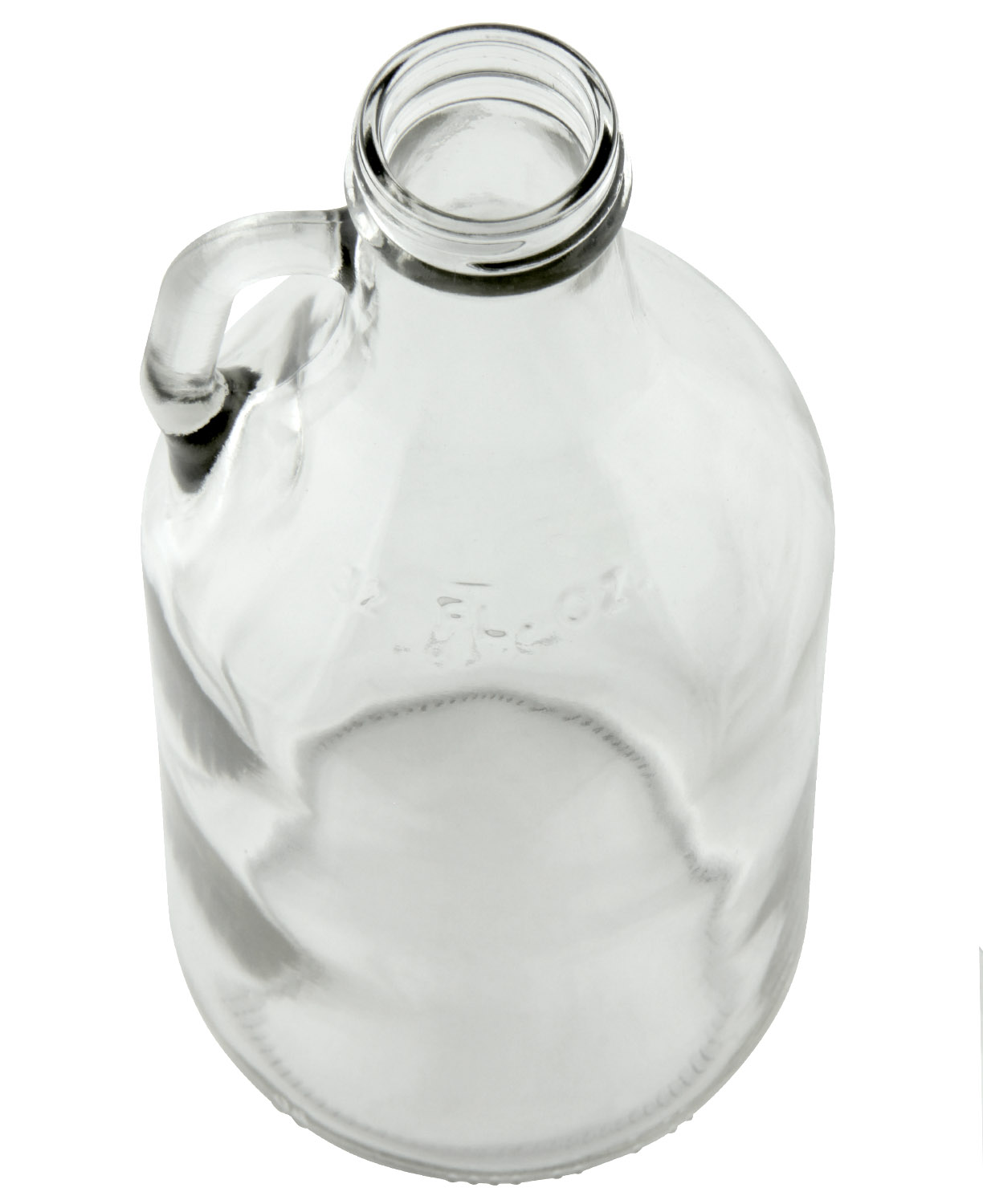 Kegco Beer Growlers 32 oz Clear Glass Mini Beer Growler