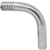 Stainless Steel Elbow Fitting 3/8 Inch  x 3/8 Inch I.D. Tubing