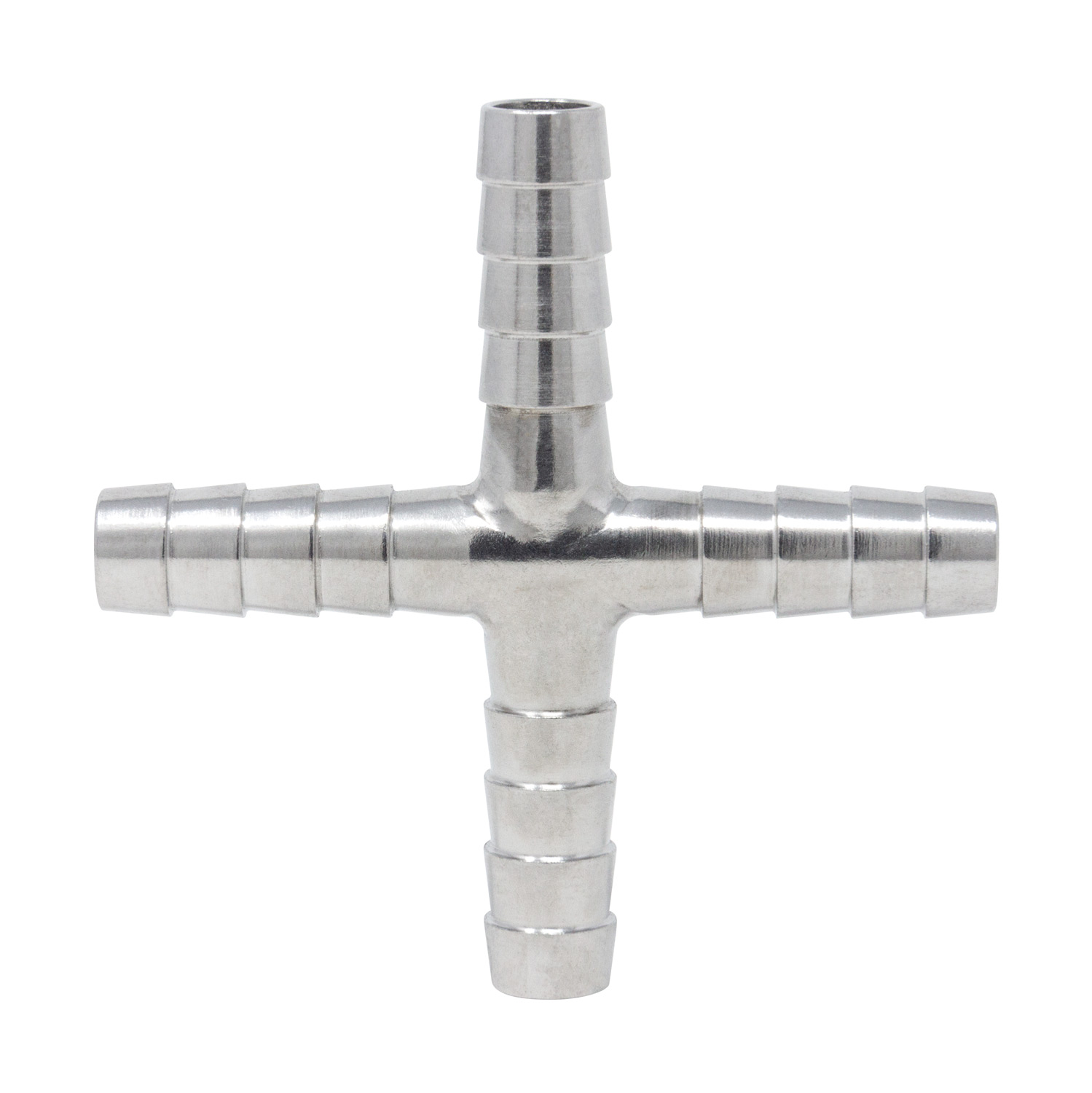 Set of 25 Stainless Steel Cross Fittings for 5/16" I.D. Vinyl Beer Line