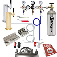 Custom Homebrew Draft Tower Kegerator Conversion Kit